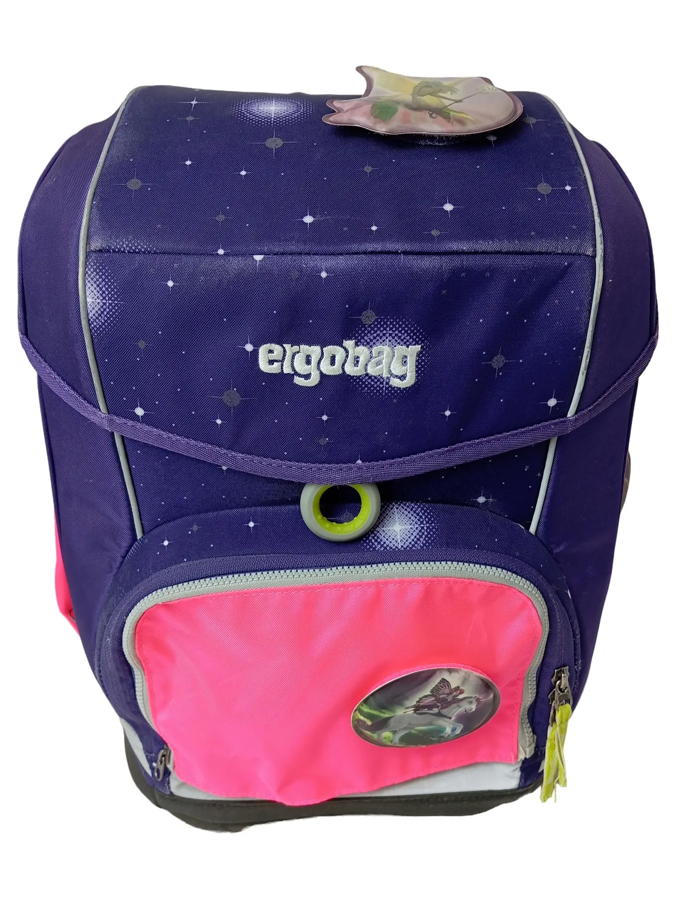ERGOBAG Schulranzen Set Kinder Lila Schmetterling Ranzen Rucksack