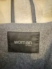 Vorschaubild 4 von Damen Dufflecoat Mantel Kapuze Gr. 44 Grau Klassisch Winter