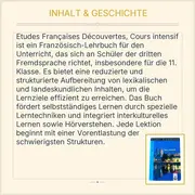 Vorschaubild 3 von Klett Etudes Françaises Découvertes Cours Intensif Schülerbuch Französisch 11