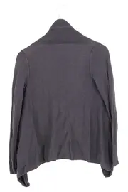 Vorschaubild 2 von Damen Strickjacke Gr. 32/XXS Grau Casual Wolle Viskose
