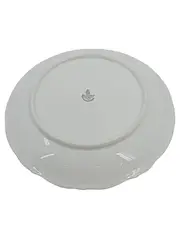 Vorschaubild 2 von Wandteller Sammelteller Blumenmuster Goldrand Porzellan 26 cm Weiß