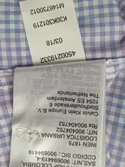 Vorschaubild 5 von Business Hemd Herren Blau Kariert Baumwolle Gr. 38/M Langarm