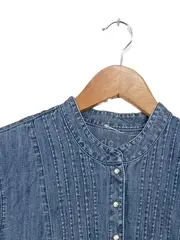 Vorschaubild 3 von EDC Damen Blusenkleid Jeanskleid Hemdblusenkleid Gr. 36/S Blau Casual