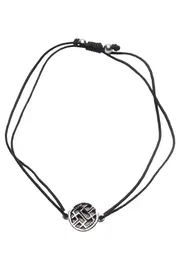 Vorschaubild 1 von Damen Armband Schwarz Geometrisch Minimalistisch Elegant Metall