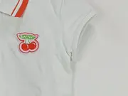 Vorschaubild 3 von Kinder Poloshirt Gr. 104 Weiß Kurzarm Logo Print Casual