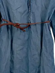 Vorschaubild 5 von Jeanskleid Damen Blau Gr. 38 M Casual Baumwolle Minikleid