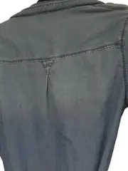 Vorschaubild 4 von Jeanskleid Damen Blau Gr. 38 M Casual Baumwolle Minikleid