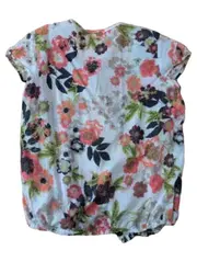 Vorschaubild 4 von Damen Bluse Blumenmuster Gr. 36/S Mehrfarbig Casual