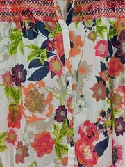 Vorschaubild 7 von Damen Bluse Blumenmuster Gr. 36/S Mehrfarbig Casual
