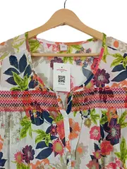 Vorschaubild 5 von Damen Bluse Blumenmuster Gr. 36/S Mehrfarbig Casual