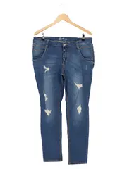 Vorschaubild 1 von Damen Destroyed Jeans Blau W31 L Casual Streetwear Denim Hose