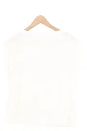 Vorschaubild 2 von Damen Top Gr. 42 Beige Lochmuster Casual Elegant