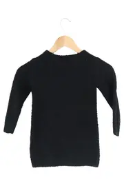 Vorschaubild 2 von DOPODOPO Kinder Pullover Gr. 98 Schwarz Herz Muster Casual Strick