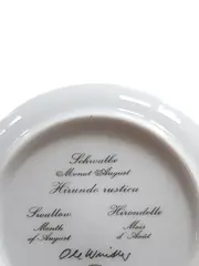 Vorschaubild 5 von August Schwalbe Sammelteller Porzellan Vogel Motiv 10cm