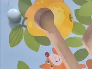 Vorschaubild 5 von Motorikschleife Obstbaum Labyrinth Holz Spielzeug Kinder Mehrfarbig