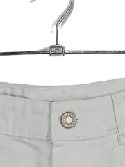 Vorschaubild 2 von Damen Jeans-Shorts Größe 34 Weiß Casual Distressed