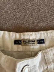 Vorschaubild 5 von Damen Jeans-Shorts Größe 34 Weiß Casual Distressed