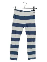 Vorschaubild 1 von Kinder Leggings Hose gestreift Gr. 128 Blau Weiß Maritim