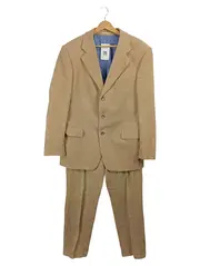 Vorschaubild 1 von Maßkonfektion Herren Cord Anzug Sakko Hose Beige Gr. 48