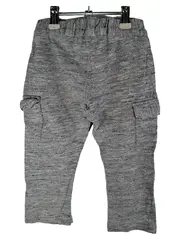 Vorschaubild 2 von Cargohose Jungen Gr. 95/98 Grau Meliert Baumwolle