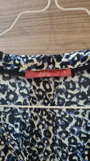 Vorschaubild 3 von EDC Damen Bluse Gr. 36/S Mehrfarbig Tierdruck Langarm