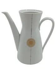 Vorschaubild 1 von Kaffeekanne Form 2000 Bjørn Wiinblad Gold Dekor Porzellan 21cm