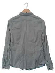 Vorschaubild 2 von Bluse Damen 38/M Blau Kariert Langarm Casual Hemdbluse