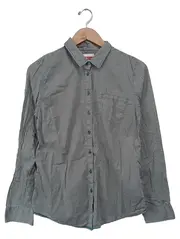 Vorschaubild 1 von Bluse Damen 38/M Blau Kariert Langarm Casual Hemdbluse