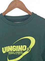 Vorschaubild 2 von Sweatshirt Kinder Grün Gr. 176 Casual Baumwolle Logo-Print