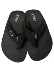 Vorschaubild 2 von Badeschuhe Damen Gr. 36 Schwarz Casual Flip Flops Zehentrenner