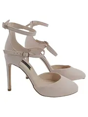 Vorschaubild 1 von Damen Pumps mit Knöchelriemen Gr. 36 Beige Elegant