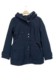 Vorschaubild 1 von Damen Leichte Jacke Blau Einheitsgröße Kapuze Freizeit