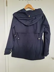 Vorschaubild 2 von Damen Leichte Jacke Blau Einheitsgröße Kapuze Freizeit