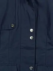 Vorschaubild 3 von Damen Leichte Jacke Blau Einheitsgröße Kapuze Freizeit