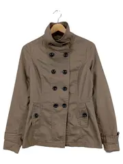 Vorschaubild 1 von Damen Leichte Jacke Braun Gr. 34/XS Doppelreiher Übergang