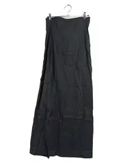 Vorschaubild 2 von A-Linienrock Maxirock Damen Gr. 36/S Schwarz Elegant Baumwolle