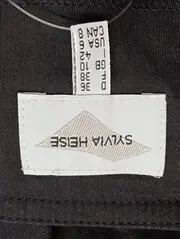 Vorschaubild 3 von A-Linienrock Maxirock Damen Gr. 36/S Schwarz Elegant Baumwolle
