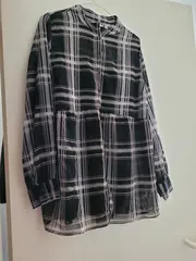 Vorschaubild 2 von Damen Hemdbluse 36;S Mehrfarbig Kariert Langarm Casual