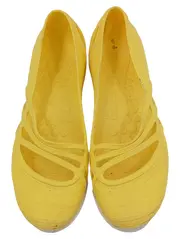 Vorschaubild 2 von Damen Ballerinas Gelb UK 6 EU 39 Casual Sportlich Sommer