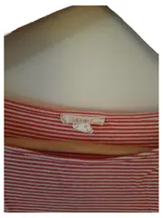 Vorschaubild 2 von Damen T-Shirt Gr. S gestreift rot weiß Maritim mit Taschen