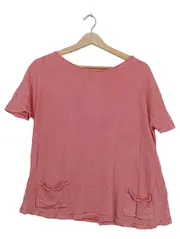 Vorschaubild 1 von Damen T-Shirt Gr. S gestreift rot weiß Maritim mit Taschen