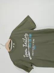 Vorschaubild 7 von Kinder T-Shirt Oliv Gr. 158 Kurzarm Casual Baumwolle Print