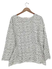 Vorschaubild 1 von Damen Langarmshirt Leopardenmuster Gr. 42/XL Mehrfarbig