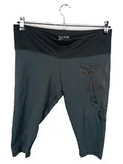 Vorschaubild 1 von Damen Leggings 3/4 Sport Fitness Hose techfit Grün Gr. L