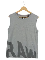 Vorschaubild 1 von Herren Tank Top Muskelshirt Grau XXS Straight Fit
