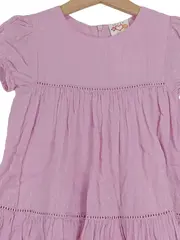 Vorschaubild 3 von Mädchen festliches Kleid Gr. 92/98 Rosa Baumwolle Charmant