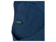Vorschaubild 5 von Benetton Strickjacke Cardigan Damen Baumwolle Blau Gr. 38 M Rippstrick