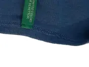 Vorschaubild 4 von Benetton Strickjacke Cardigan Damen Baumwolle Blau Gr. 38 M Rippstrick
