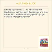 Vorschaubild 3 von Bibi & Tina Abenteuer zum Selbsterzählen Kartenspiel Kinder 6+