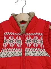Vorschaubild 5 von Steppweste Kinder Gr. 92 Rot Norwegermuster Casual Mädchen